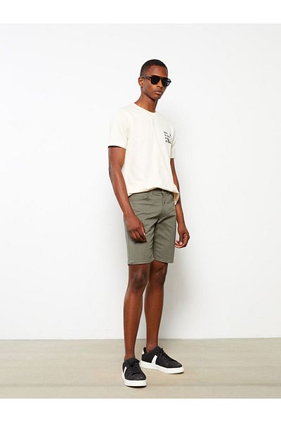 LC Waikiki Ανδρικό σορτς Gabardine Slim Fit