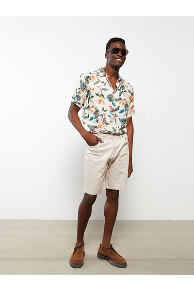LC Waikiki Gabardine Men's Shorts - Standard Size