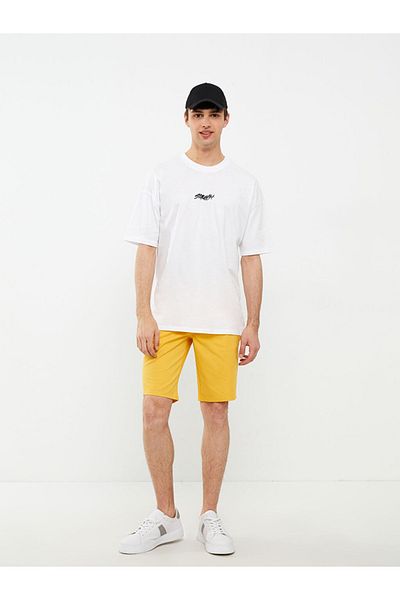 LC Waikiki Slim-Fit-Gabardine-Shorts für Herren