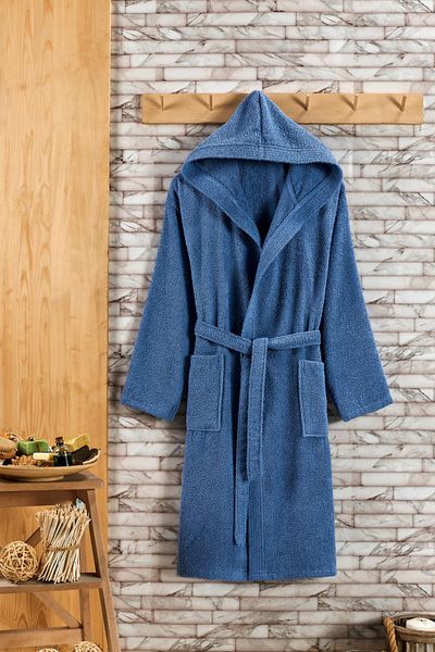 Regulus Home Hooded Bathrobe 100% Cotton