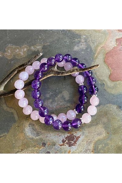 KAM Pisces And Aquarius Natural Stone Bracelet