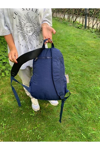 DodoButik Water Resistant Navy Blue Backpack