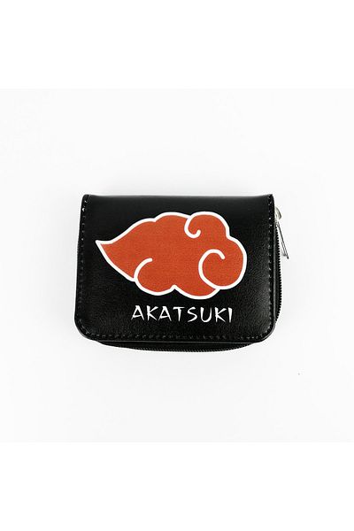 POPULUS Κοντό πορτοφόλι Naruto Shippuuden - Akatsuki Cloud Logo