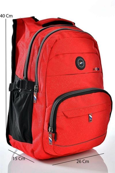 Relaxion 2236 School Backpack Red