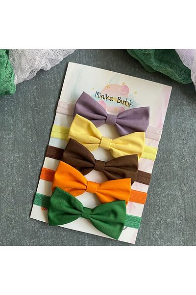 Miniko Butik Children's Bow Tie Set of 5