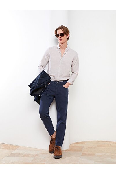 LC Waikiki Men's Slim Fit Gabardine Trousers