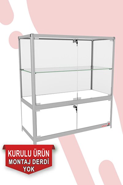 Cam Dolap Camlı Vitrin - Camlı Dolap - Camlı Koleksiyon Vitrini - Cam Raf - K...