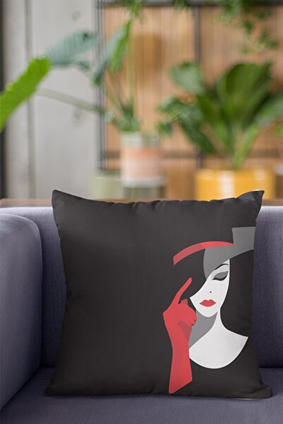 Viva Home 43x43 см Преміум-тканина з конячої шерсті Двостороння сучасна наволочка для подушки Krl443