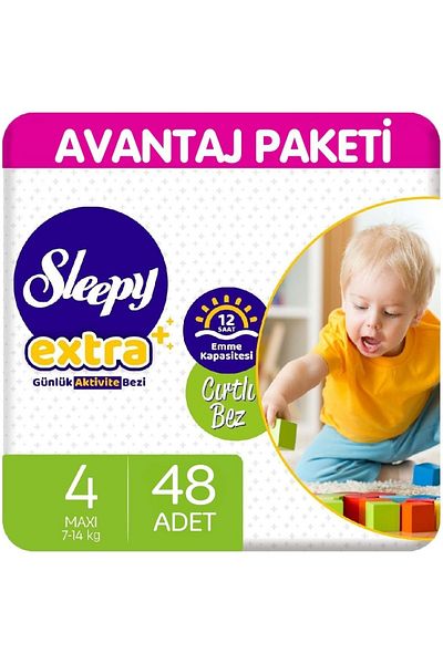 Sleepy Size 4 48 Extra Daily Activity Diapers