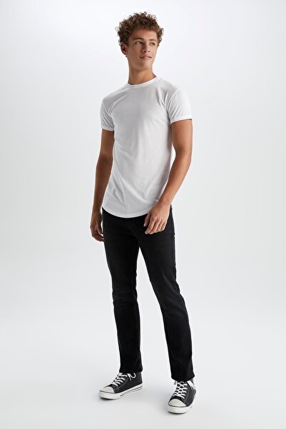 DeFacto Sergio Regular Fit Normal Kalıp Normal Bel Boru Paça Jean Pantolon