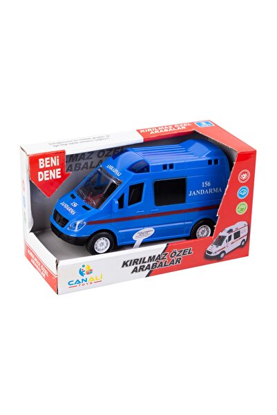 Genel Markalar Kırılmaz Jandarma Arabası Pilli Işıklı Sesli Cnl-9999-2 3254