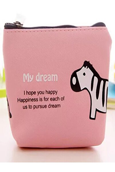 Bluoksweet Poșetă mică din piele cu figurine de animale drăguțe Poșeta cu mon...