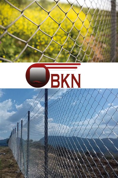 BKN Tel Örgü 2mm Kalınlık - 6*6 Göz - (1.5M*20M) Helezon Tel Örgü Bahçe Teli Çit Teli Galvanizli Tel Örgü
