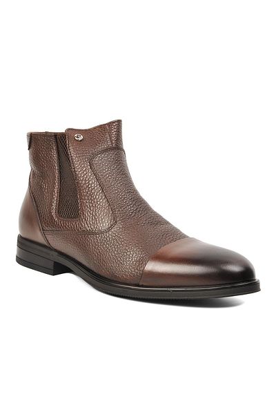 Pierre Cardin Γνήσιο δέρμα Ανδρικές Κλασικές Μπότες 11925251 Καφέ