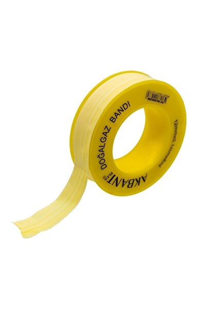 Genel Markalar 505306 Sarı Doğalgaz Teflon Bant (GAZLAR IÇİN) 12mm X 8mt