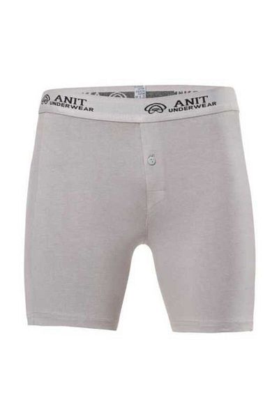 Anıt Ανδρικό Boxer Lycra Long (6 Τεμάχια) Γκρι L