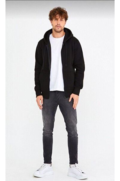 adabutik All-Fashion-Cardigan aus Baumwolle mit Reißverschluss