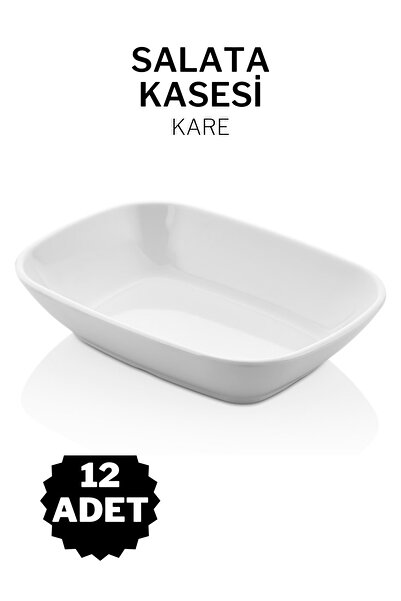 ÖzSa Home 12 Adet Kırılmaz Salata Kasesi Otel Kafe Lokanta Restoran Ev Için M...