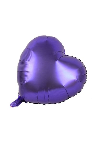ckpazarlama Purple Heart Foil Balloon 60 Cm