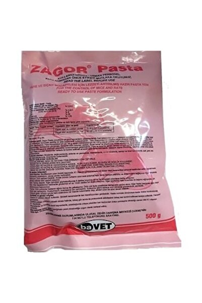 CEYLAN TRADE 2 Adet Zagor Pasta Fare Zehiri 500 G