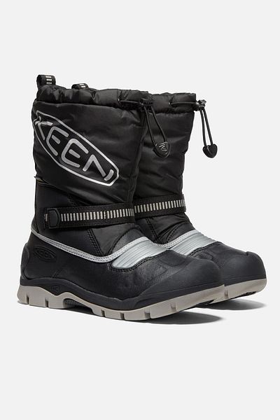 Keen Snow Troll Wp - Cizme de zapada pentru copii impermeabile - Negru