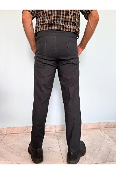 modası Erkek Keten Regular Fit Düz Pantolon