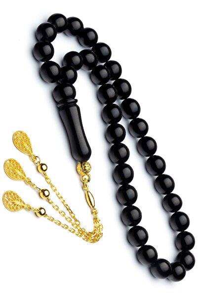 OTTOTESBİH Ανδρικό δώρο Ροζάριο, Ροζάριο με ασημένια φούντα