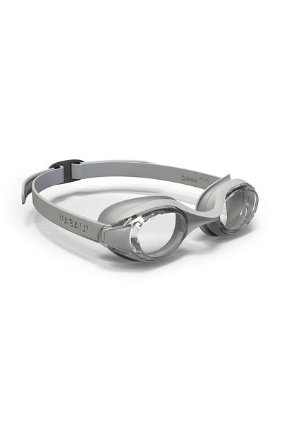 Telvesse Nabaiji Swimming Goggles Gray Adjustable Anti-Fog + Black Cap