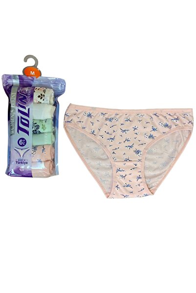 TOLIN Pachet de 6 chiloți pentru femei Mix Color Mesh Prosop 2246151