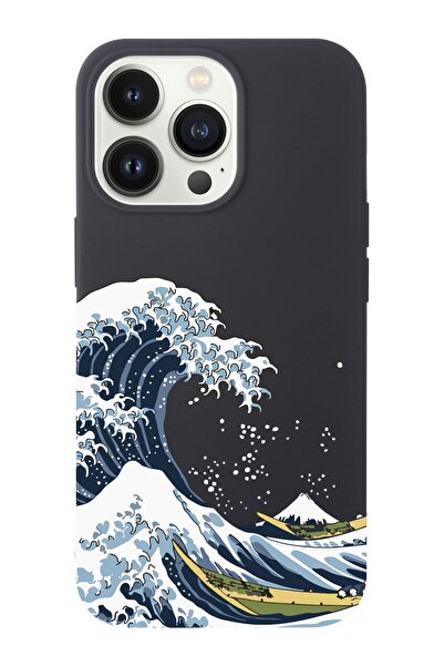 shoptocase Iphone 13 Pro Max Uyumlu Kanagawa Tasarımlı Lansman Telefon Kılıfı
