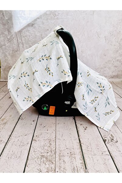 JUNİPERUS Fermuarlı Yaprak Müslin Bezi Puset Örtüsü