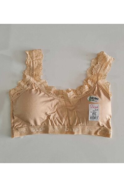 tuanagiyim حمالة صدر نسائية مبطنة بدانتيل من الخيزران القطني ومريحة نصف دبابة مقاس كبير وحمالة صدر بحزام سميك