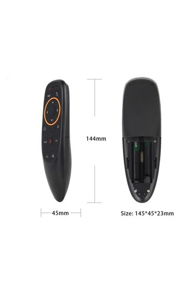 VONTAR G10 Akıllı Sesli Uzaktan Kumanda 2.4g Usb Alıcılı Mini Kablosuz Akıllı Uzaktan Kumanda Android Tv