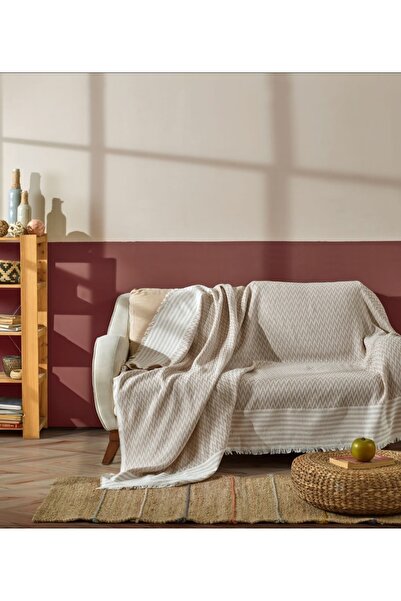 goktekstil Husa de canapea din in natural Trio 170 X 210