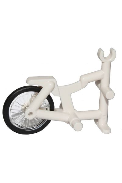 LEGO Accessory Custom Minifigure Minifigure Tricycle White Three Wheel Bicycle Body Wheel