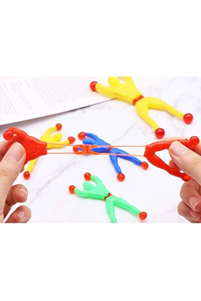 Sunman Duvara Yapışan Taklacı Ninja Esnek Hacıyatmaz Ninjalar 3 Lü Set 10 Cm