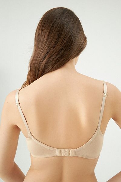 Eros New Season Mayra Unwired Cotton Minimizer σουτιέν - Χρώμα δέρματος