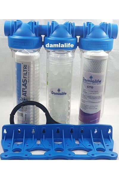 damlalife Atlas 10''italyan 3 Lü Kuyu Suyu Ve Bina Daire Girişi 3/4 Filtre