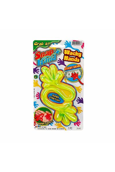 Sunman Jaru Super Flexible Fun Sticky Hand Snap Hand Two-Ended Sticky Hand