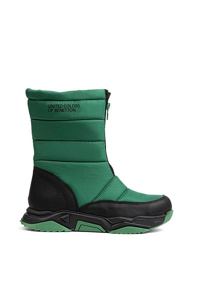 Benetton BN-30396 Γυναικείες Μπότες Πράσινες