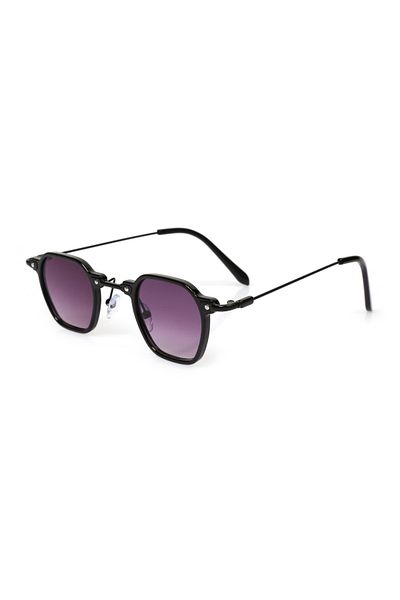 Angel Eyes Black Rectangular Unisex Sunglasses - Framed Ae2160-c10