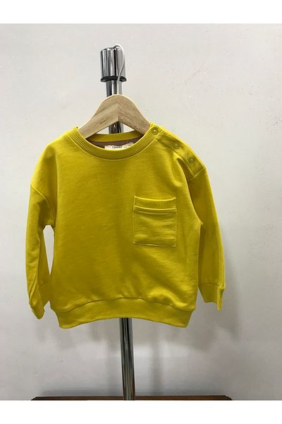Çikoby Baby Boy Basic Sweatshirt with Pockets