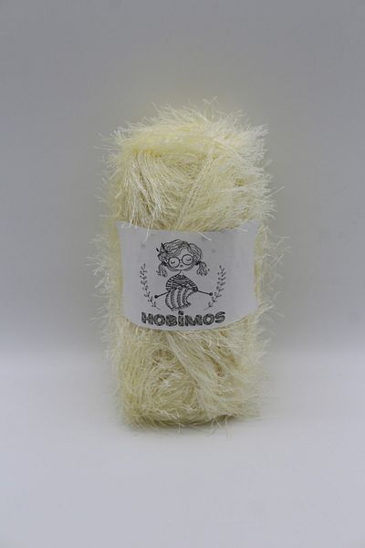Hobimos Bearded Soft Cardigan Shawl Booties Σχοινί 100 γραμμάρια 160 μέτρα