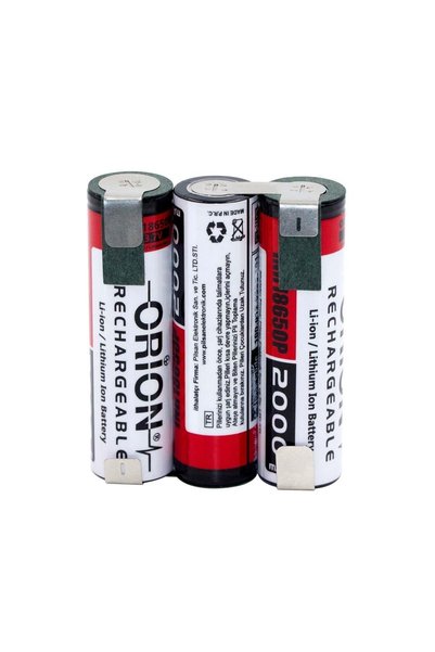 Orion 18650 11.1v 2000mah 30a 3s Li-ion Şarjlı Matkap Pili