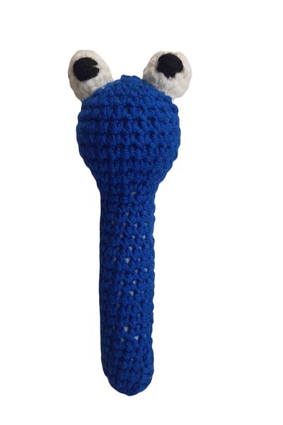 Be Cat Pet Cat And Dog Biting & Gnawing Activity Toy, Blue Frog