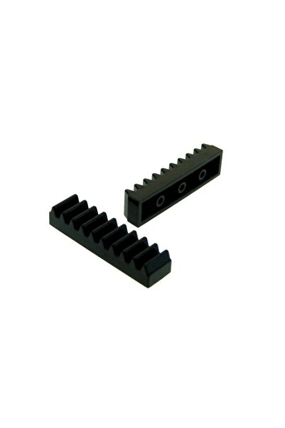 LEGO الملحقات الأصلية المخصصة Moc Technic Gear Rack 1 X 4 Gear أسود عادي 4 قط...