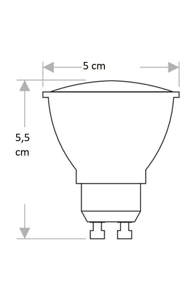 Cata لمبة LED Ct-4215 7w/3200k Gu10 (ضوء النهار - 6 قطع)