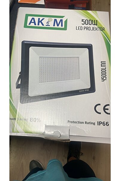 Akım 500w Led Projektör Beyaz Işık