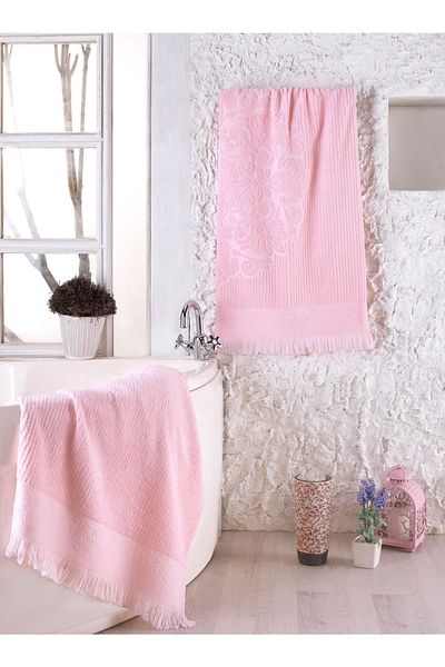 Class 100% Cotton Pink 50x90 Hand - Face Towel 1 Piece