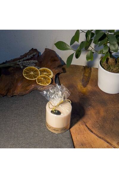 Lara Karma Kütük Model Kokusuz Mum